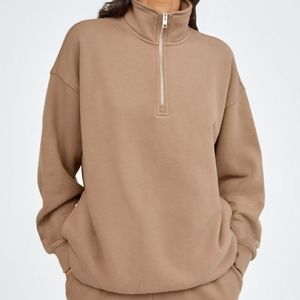 Aritzia/TNA Cozy Fleece Mega 1/4 Zip Sweatshirt